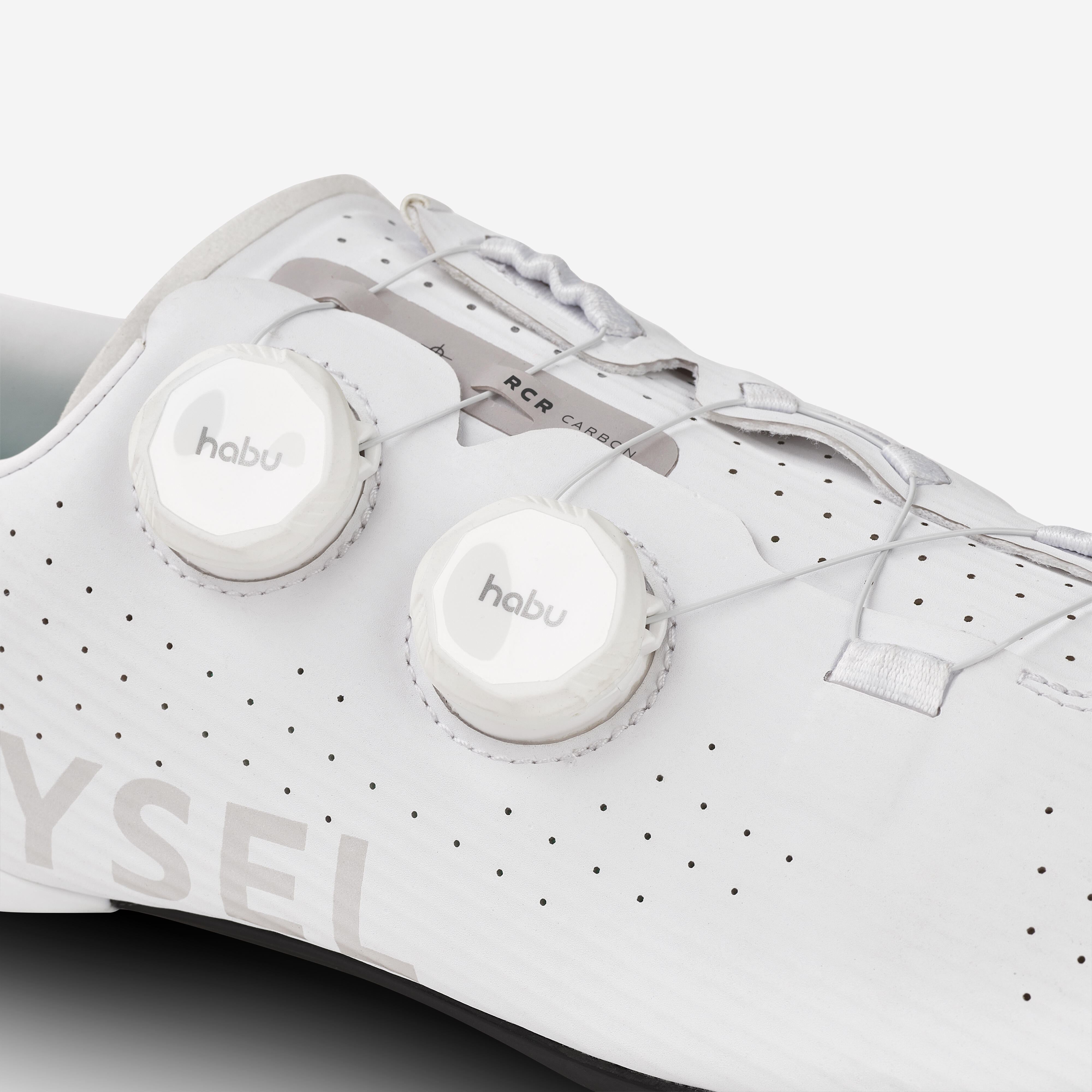 Van Rysel RCR road cycling shoes white