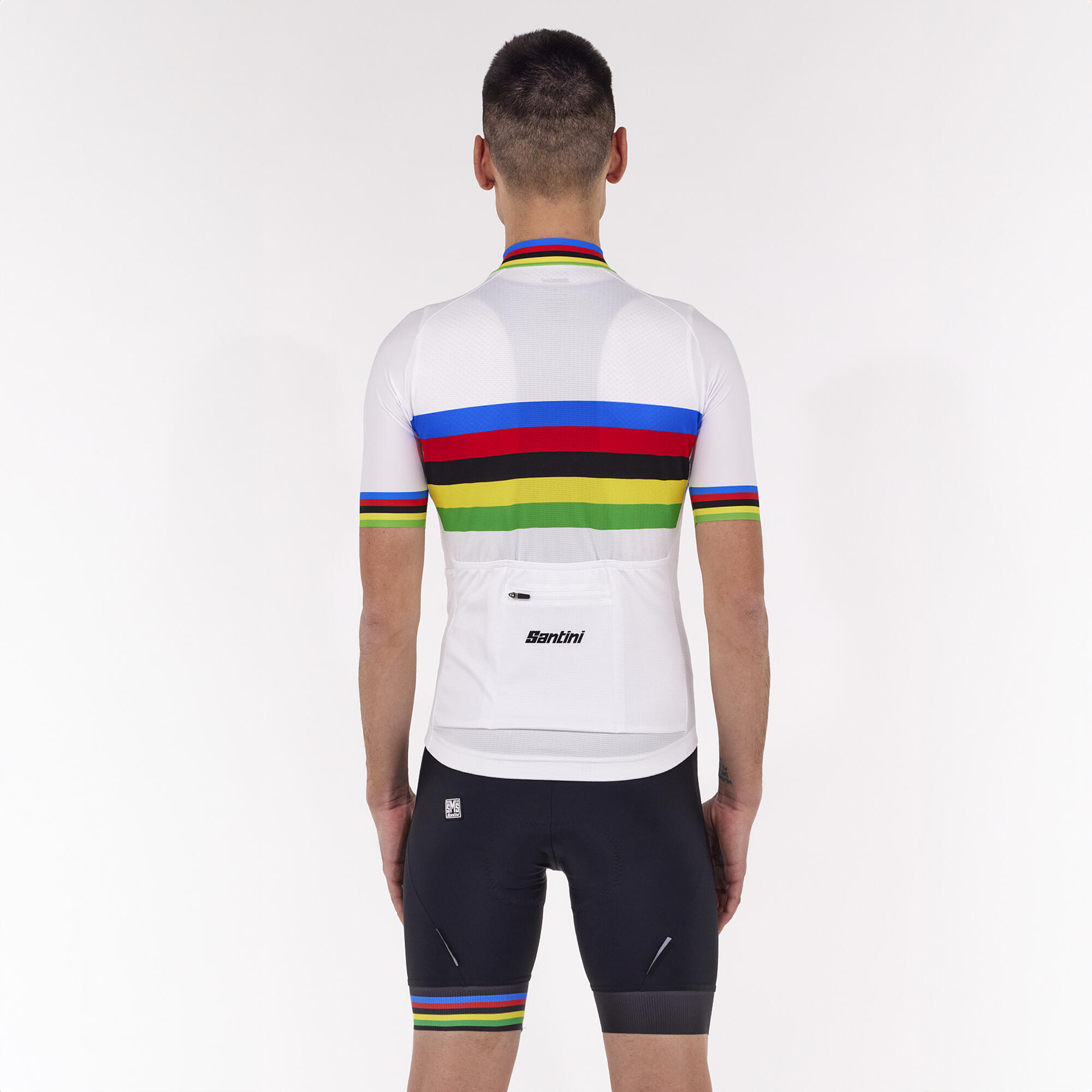 Maglia manica corta ciclismo UCI Santini World Champion 3/12