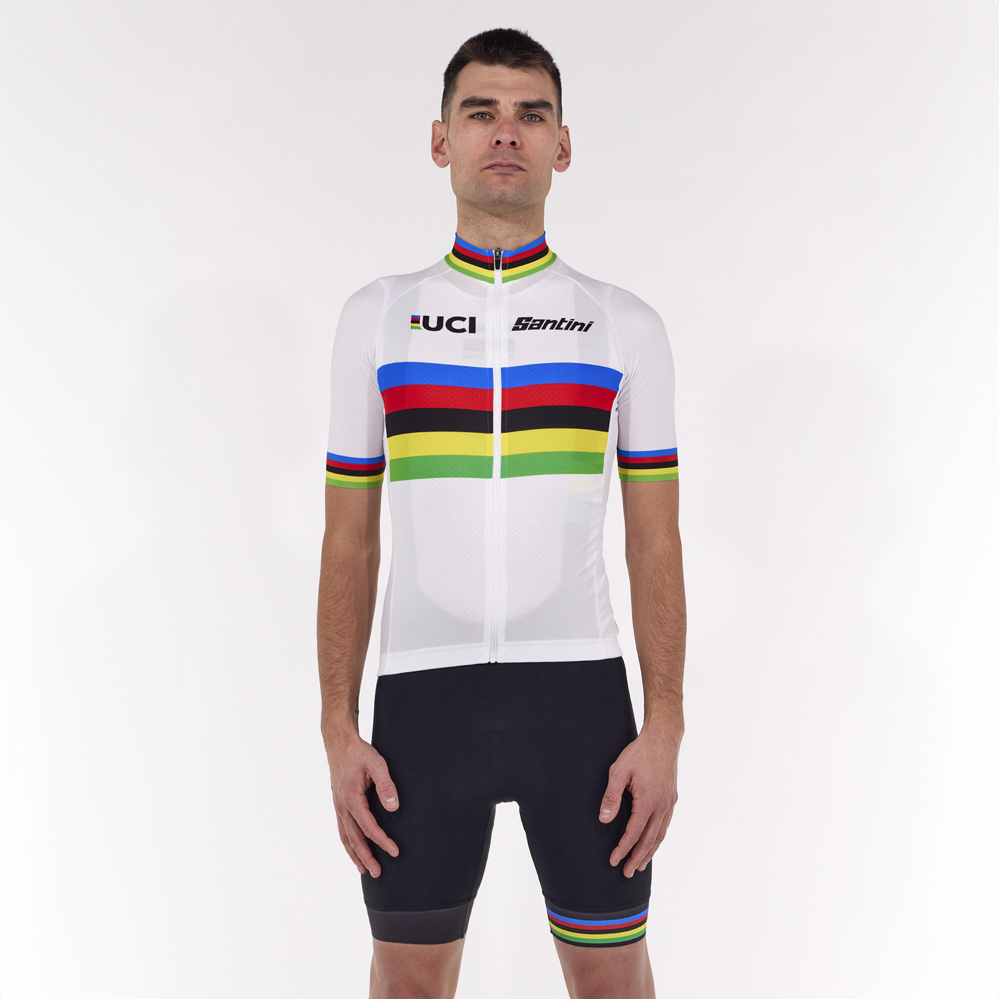 Maglia manica corta ciclismo UCI Santini World Champion 2/12