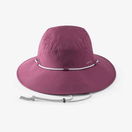 WOMEN’S ANTI-UV TREKKING CAP - MT500 - PURPLE