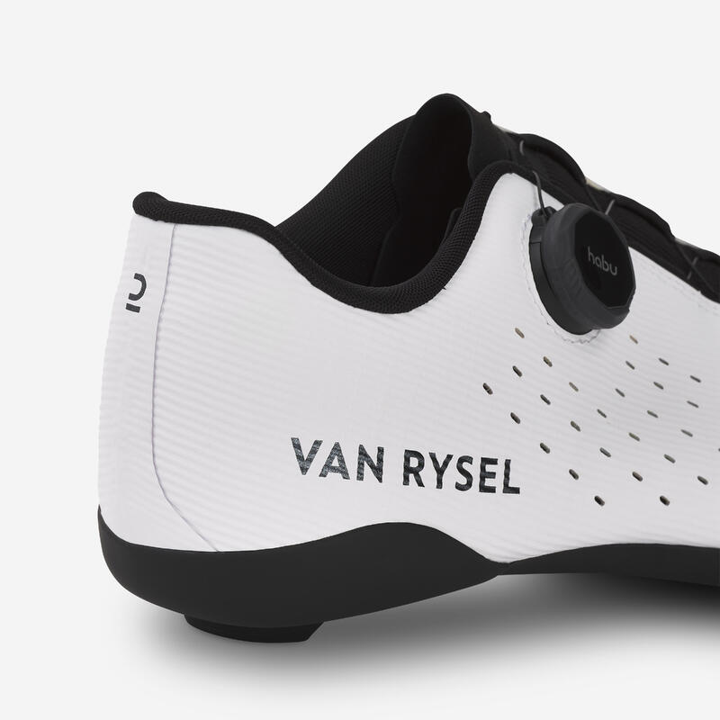 Fietsschoenen racefiets Van Rysel NCR wit