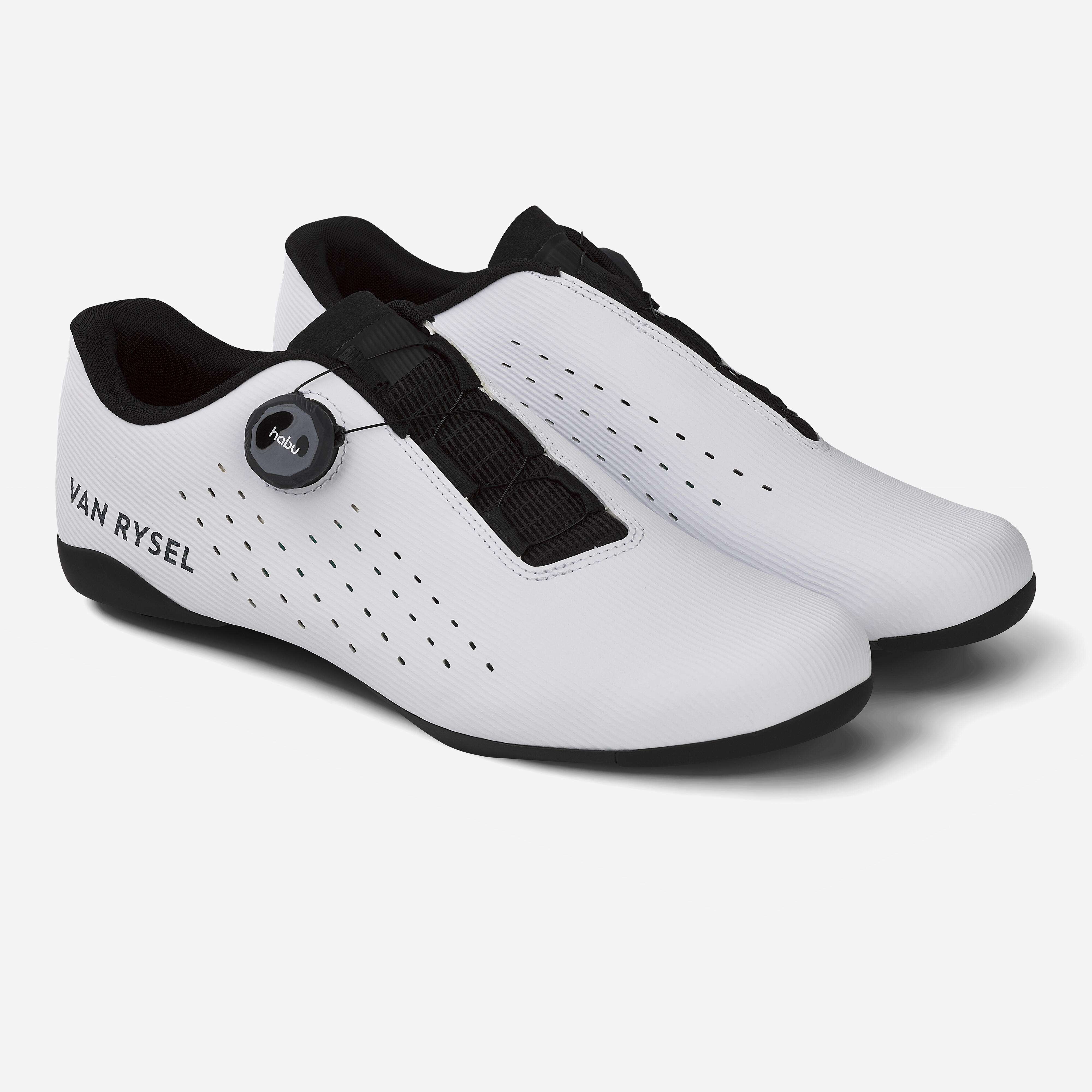 White road cycling shoes Van Rysel NCR