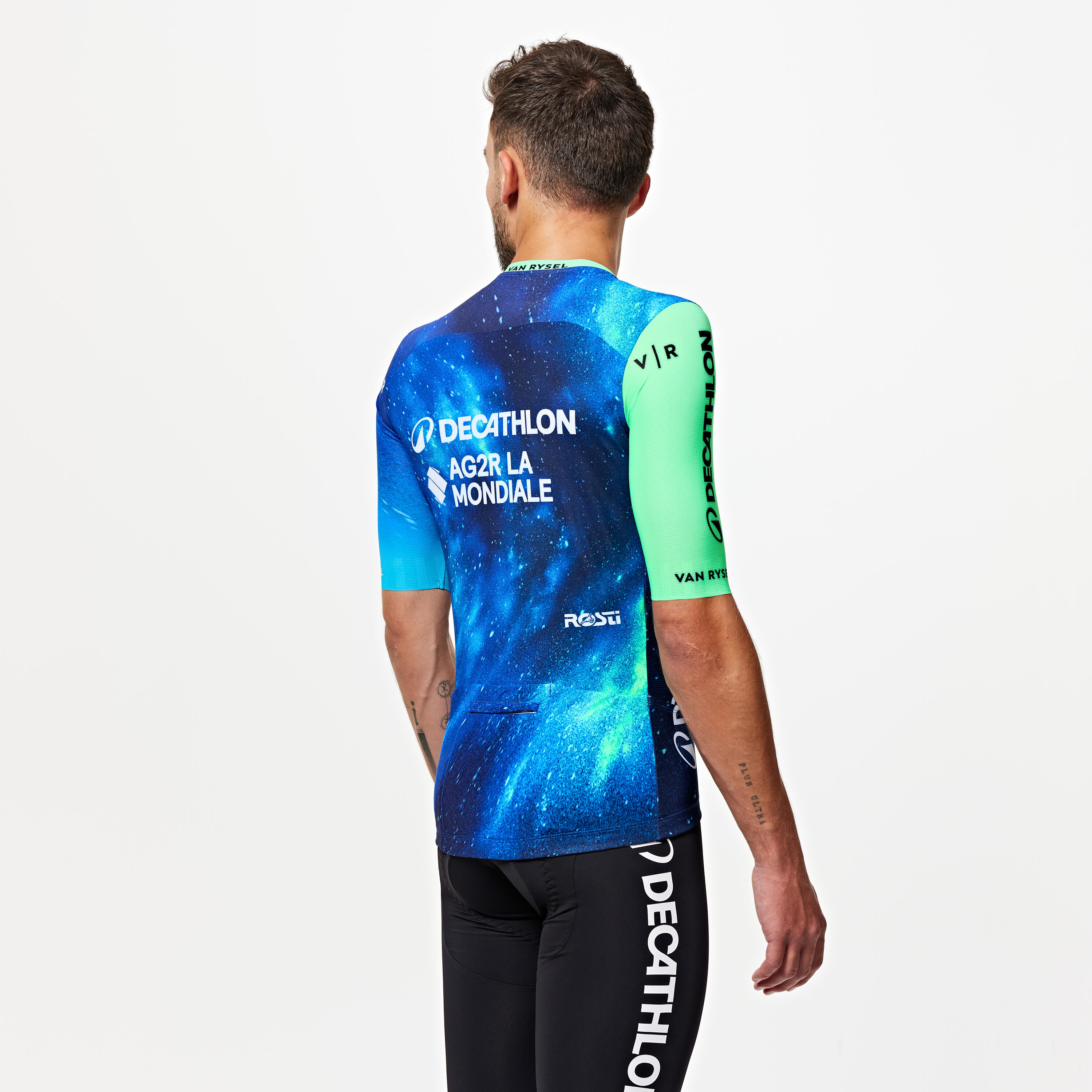 Short-Sleeved Road Cycling Jersey Decathlon–AG2R La Mondiale Team Replica 4/9