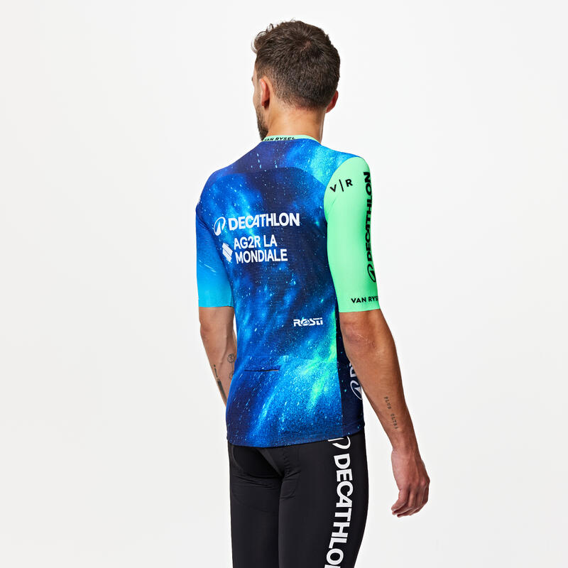 Camisola Manga Curta Ciclismo de Estrada DECATHLON AG2R LA MONDIALE Team Replica