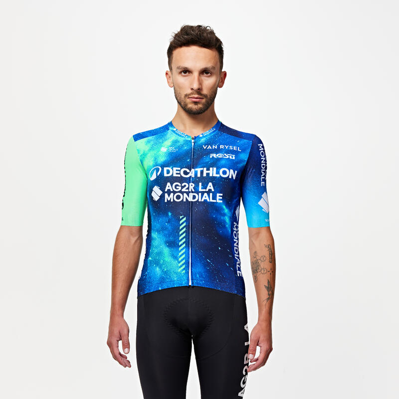 Maillot vélo route manches courtes - DECATHLON AG2R LA MONDIALE Team Replica