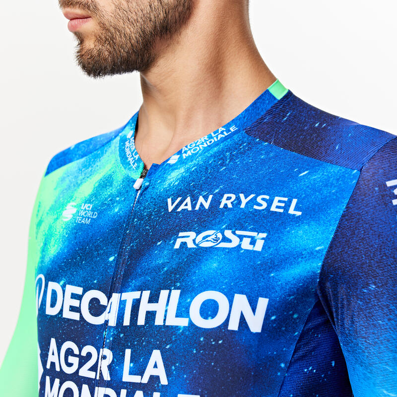 Cyklistický dres s krátkým rukávem Decathlon AG2R La Mondiale Team Replica