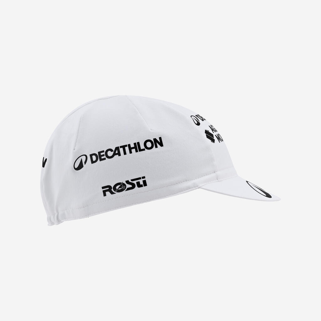 Gorra ciclismo de ruta Van Rysel réplica Decathlon AG2R La Mondiale  blanco