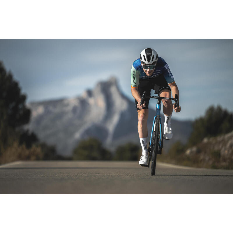 Cyklistické rukavice AG2R La Mondiale Team replica 