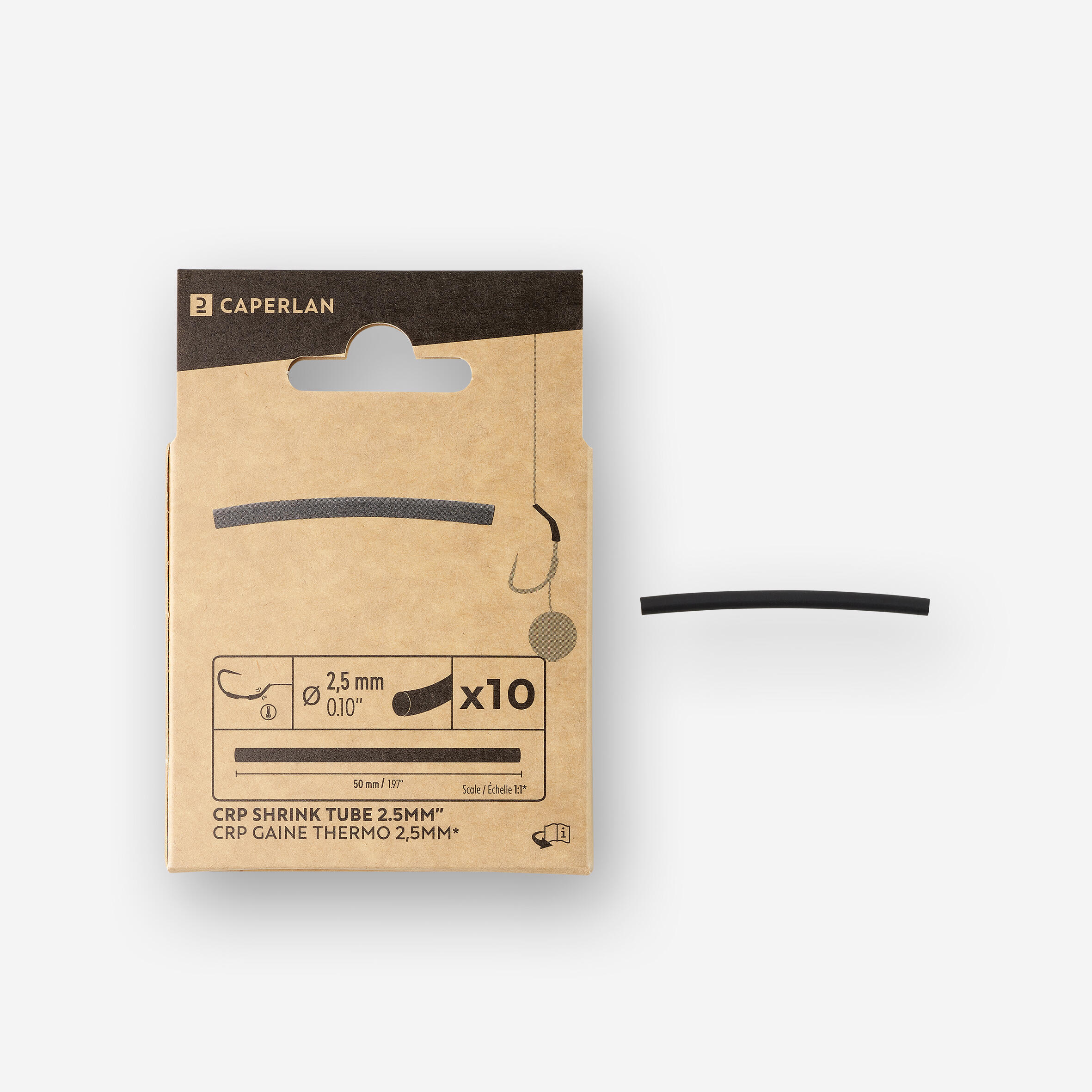 Caperlan - Gaine Thermo 2,5mm Accessoires Montages Pêche De La Carpe - Gaine Thermo - Peche - - Taille Unique - Decathlon