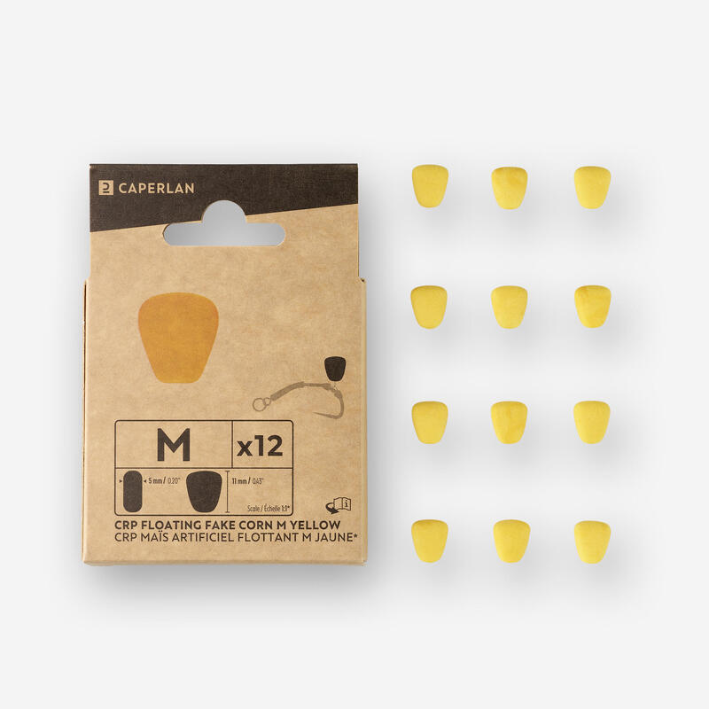 Pop-Up-Mais M Karpfenangeln gelb 12 Stk. 