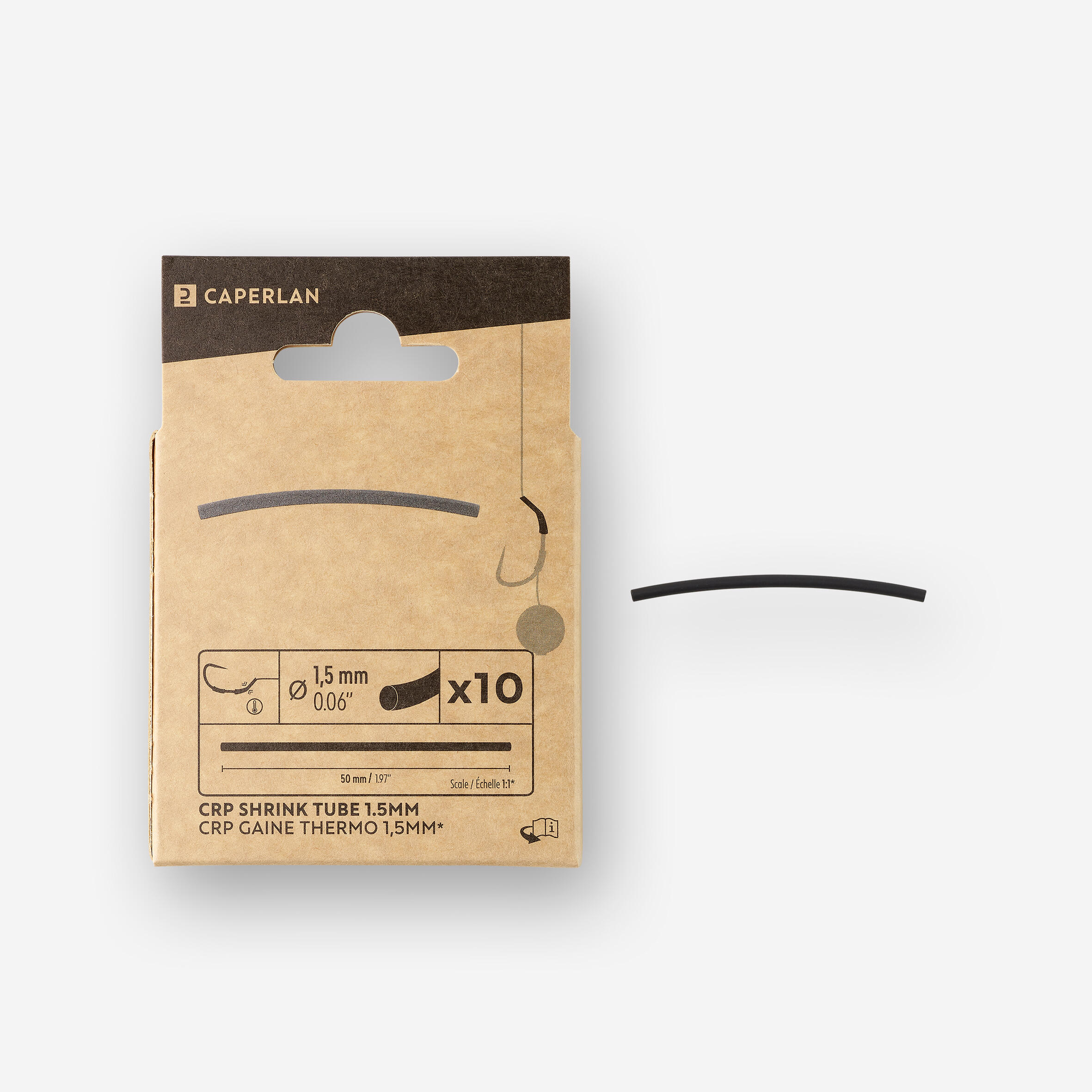 Caperlan - Gaine Thermo 1,5mm Accessoires Montages Pêche De La Carpe - Gaine Thermo - Peche - - Taille Unique - Decathlon