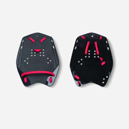 PLAQUETTES DE  NATATION  900 L NOIR ROUGE