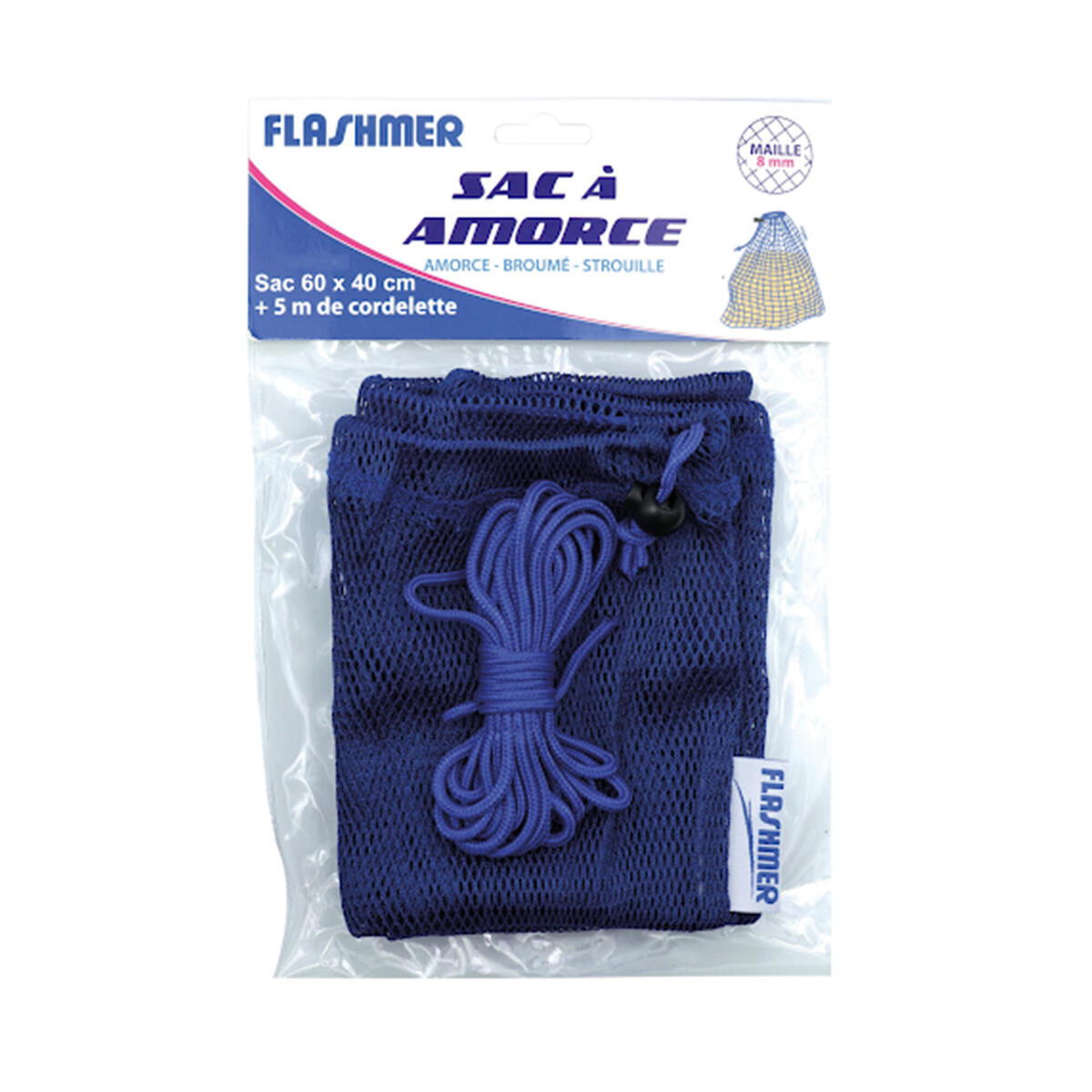 Sac à amorce pêche en bateau