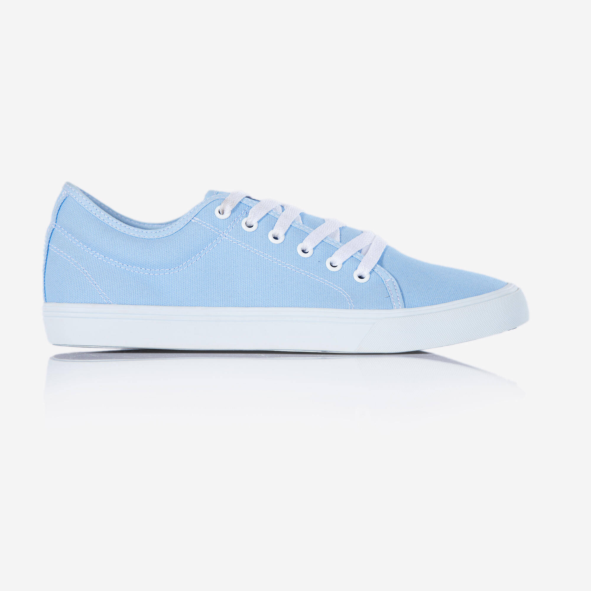 Unisex Skating Canvas Shoes Low Top Vulca 100 - Light Blue -  5