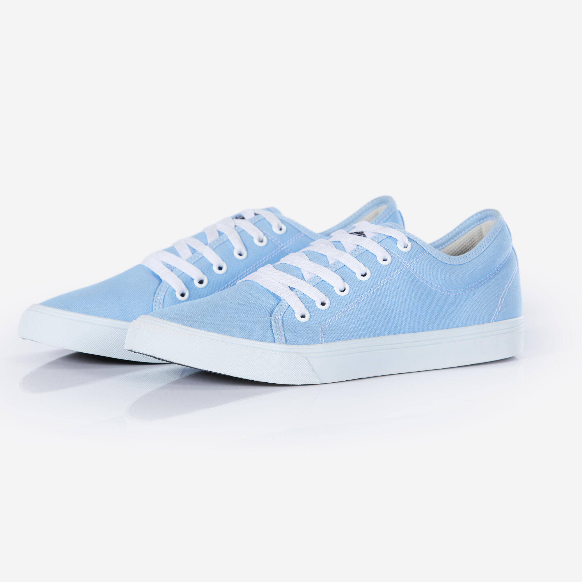 Unisex Skating Canvas Shoes Low Top Vulca 100 - Light Blue -  1