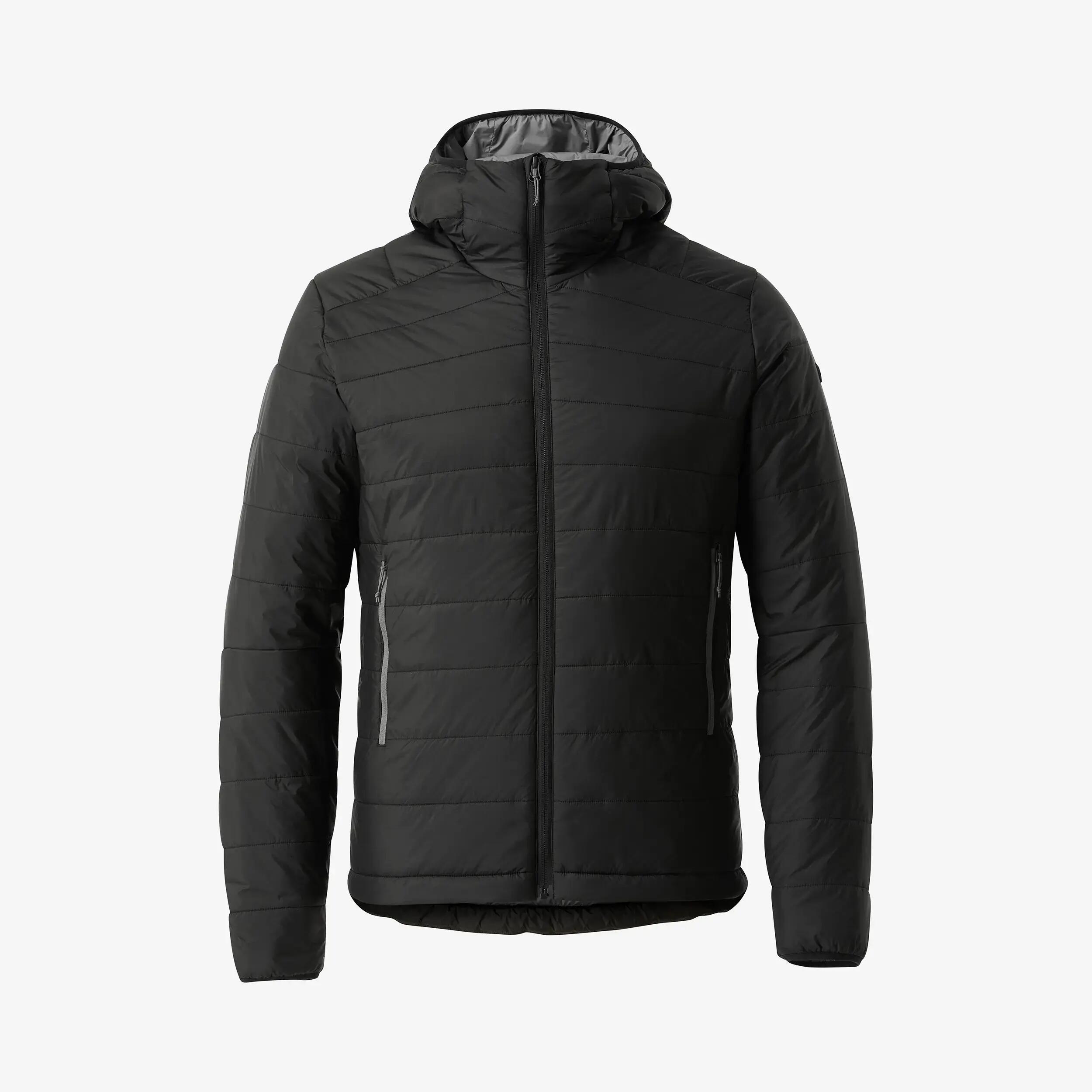 Piumino trekking uomo MT100 OVATTA nero 13/13