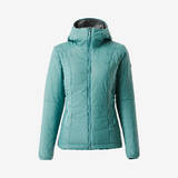 Women Puffer Jacket for Trekking - MT100 -5°C Blue Grey