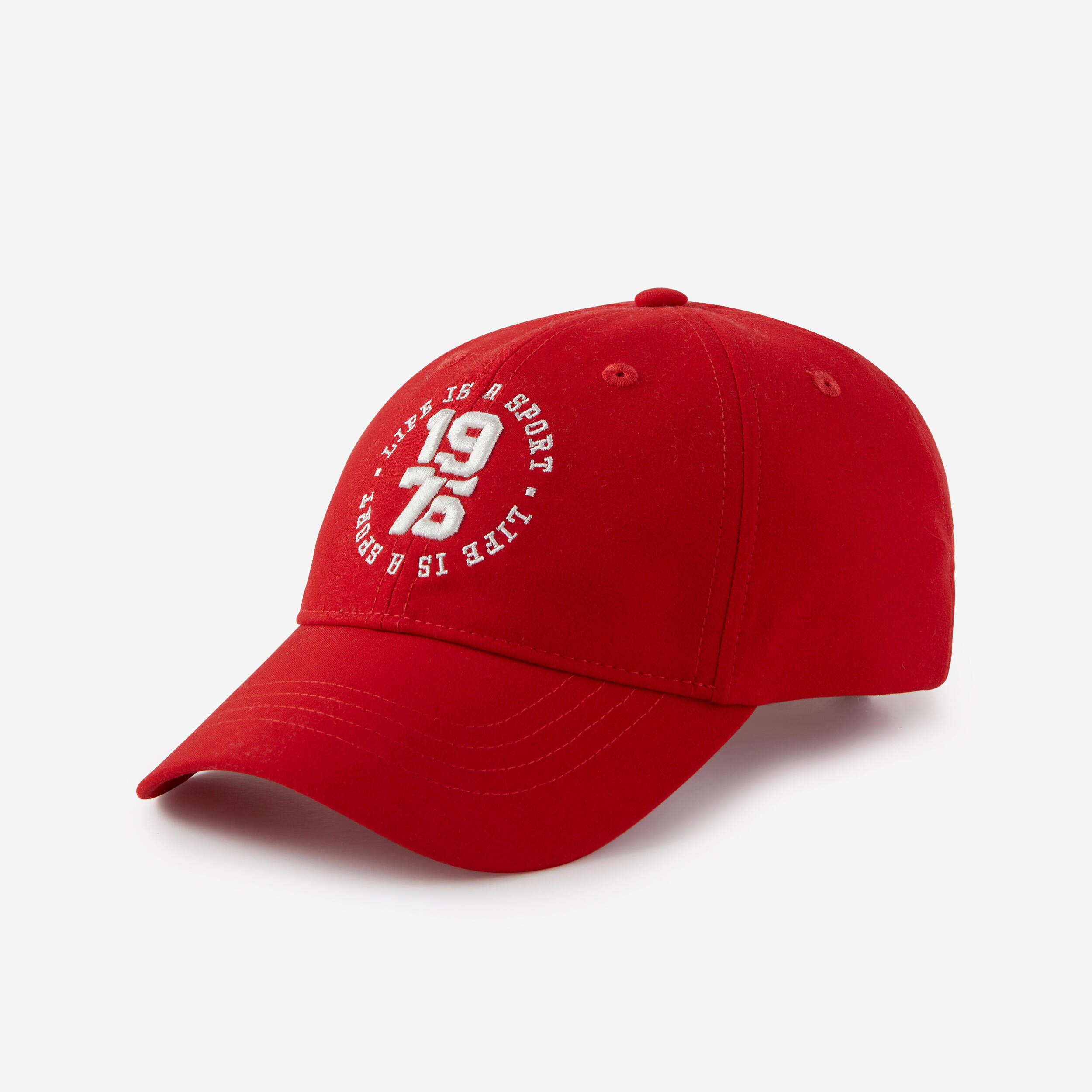 Kids' Unisex Breathable Adjustable Cap - Red