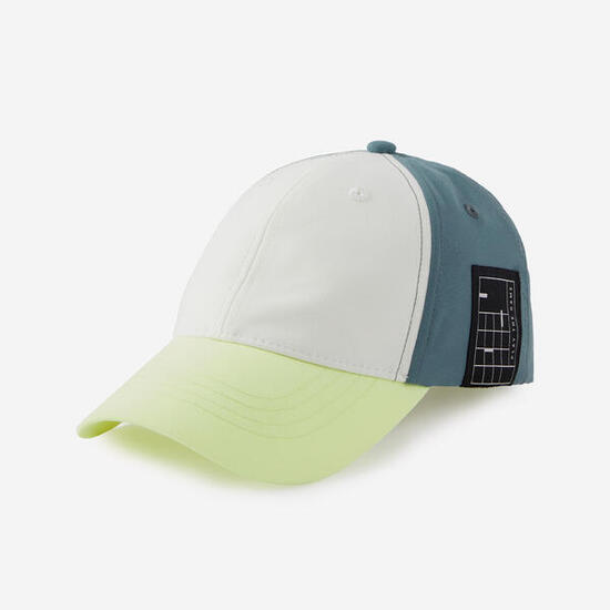 Casquette enfant respirante réglable mixte, jaune blanc cedre