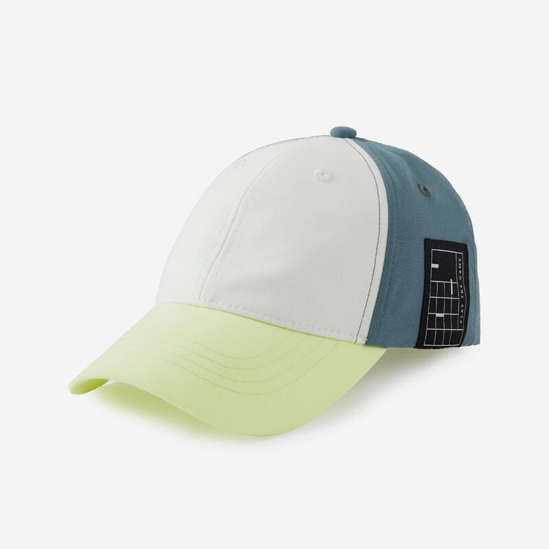 Casquette enfant respirante réglable mixte, Bleu et vert