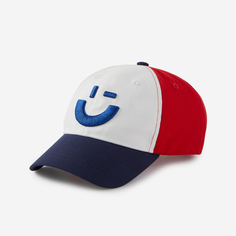 Casquette réglable enfant - bleu marine et rouge