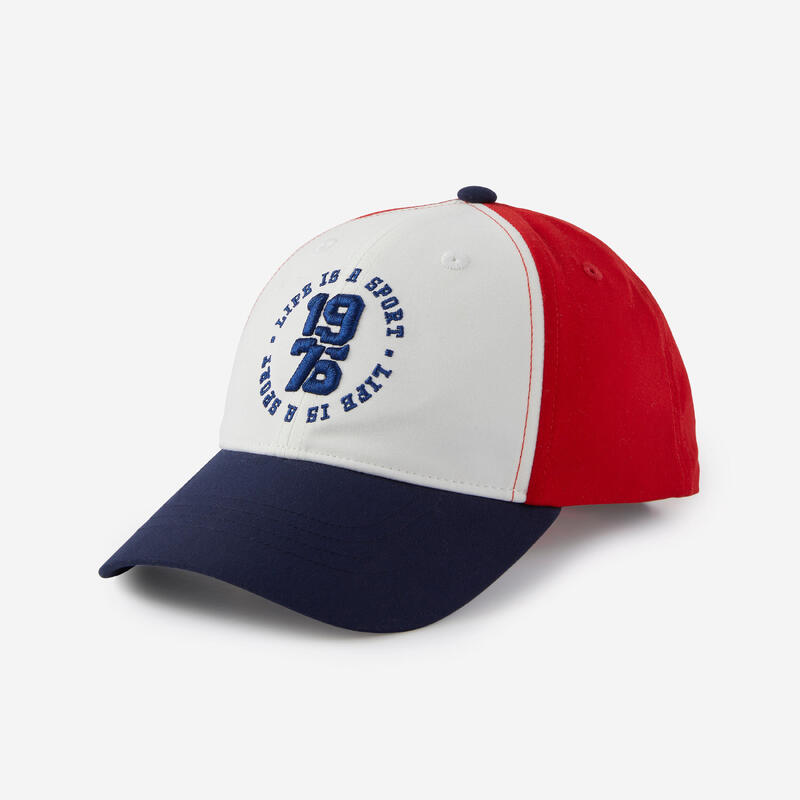 Casquette enfant W500 - bleu / blanc / rouge