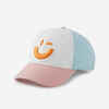 Kids' Adjustable Cap - Turquoise/Old Pink