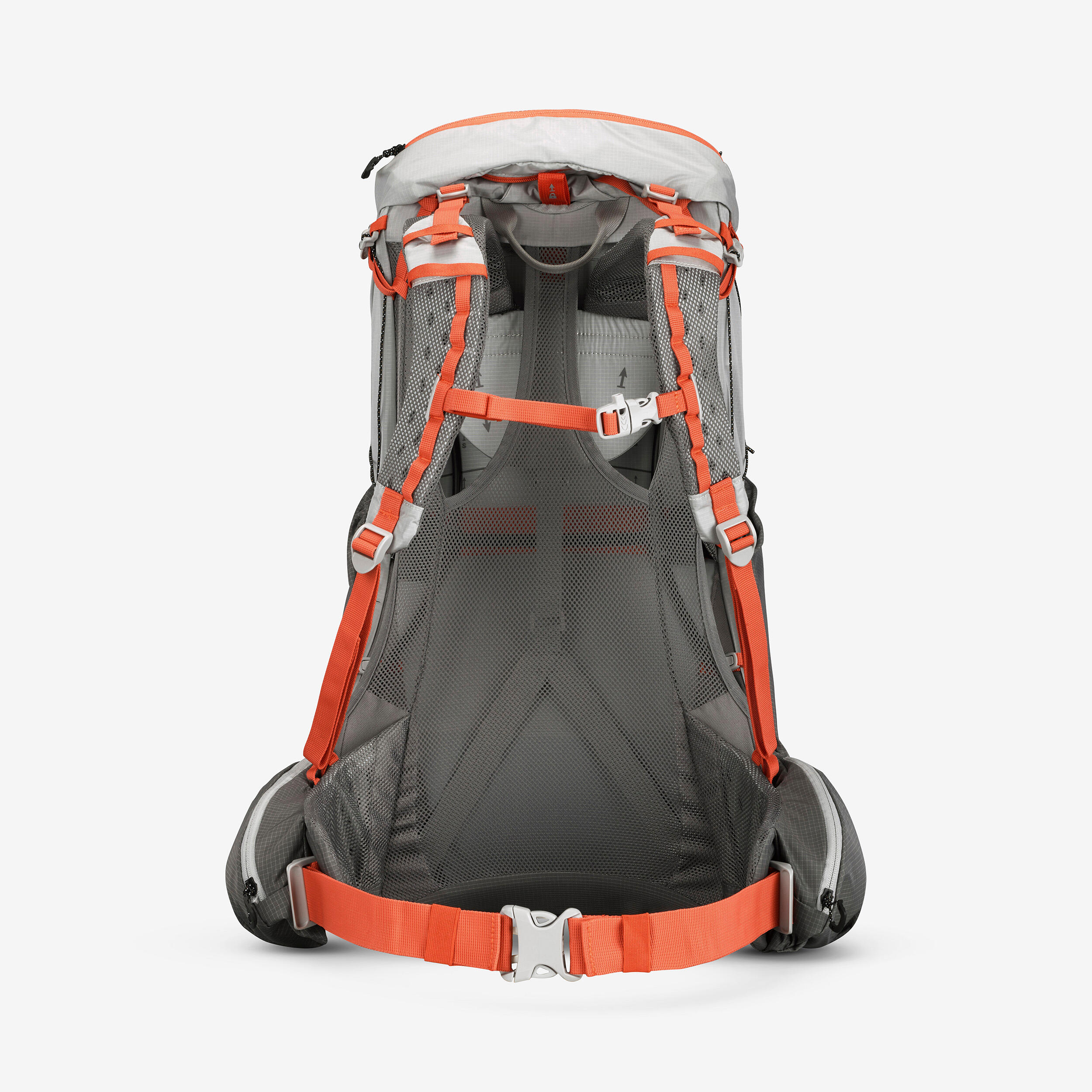 Mochila de montaña y trekking 45+10L ultraligera Mujer Forclaz MT900 3/6