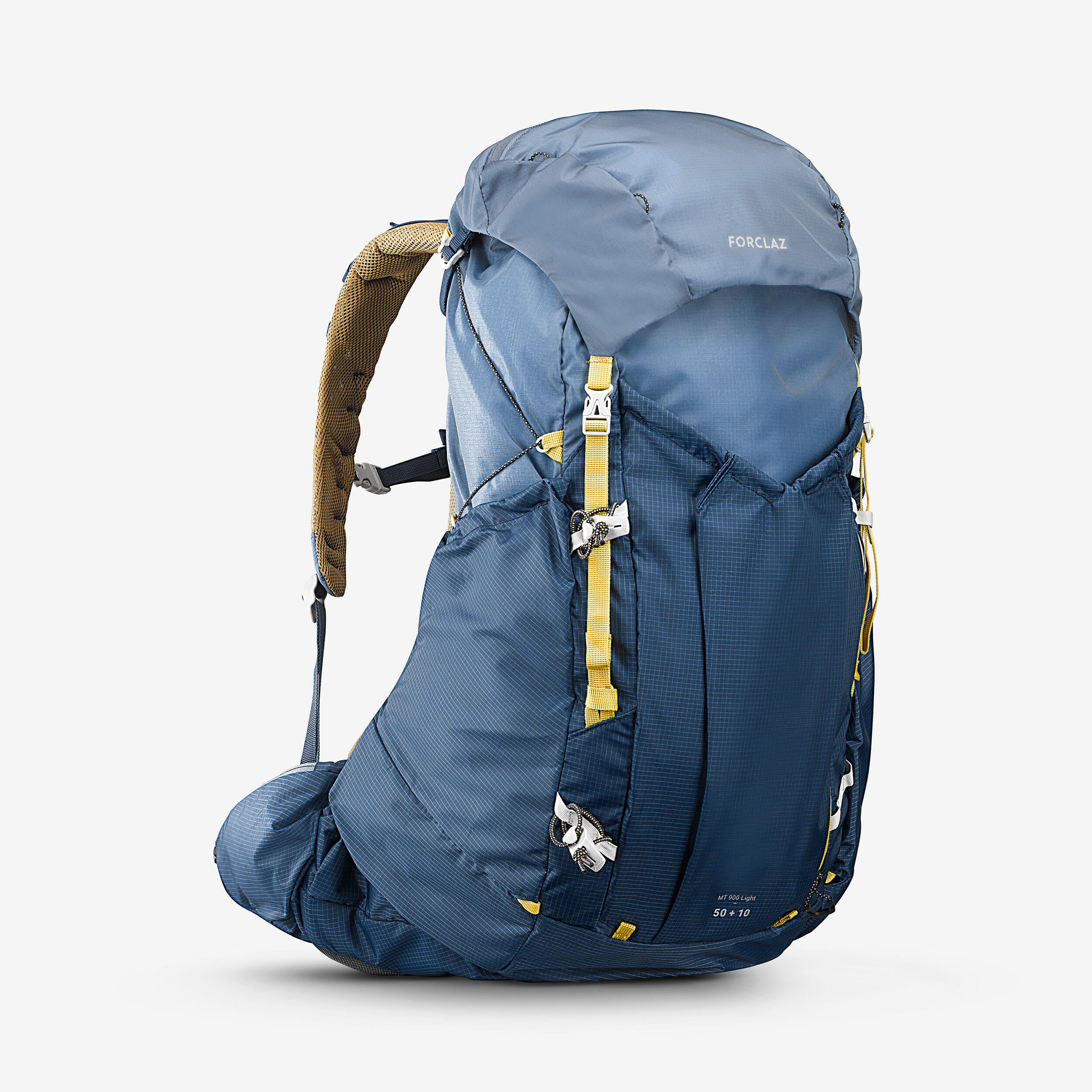 Forclaz - Sac À Dos Ultralight De Trekking Homme 50+10 L - Mt900 Ul - Sac À Dos - Sac A Dos Accessoires Randonnee Trek - Bleu-gris - Taille Unique - Decathlon