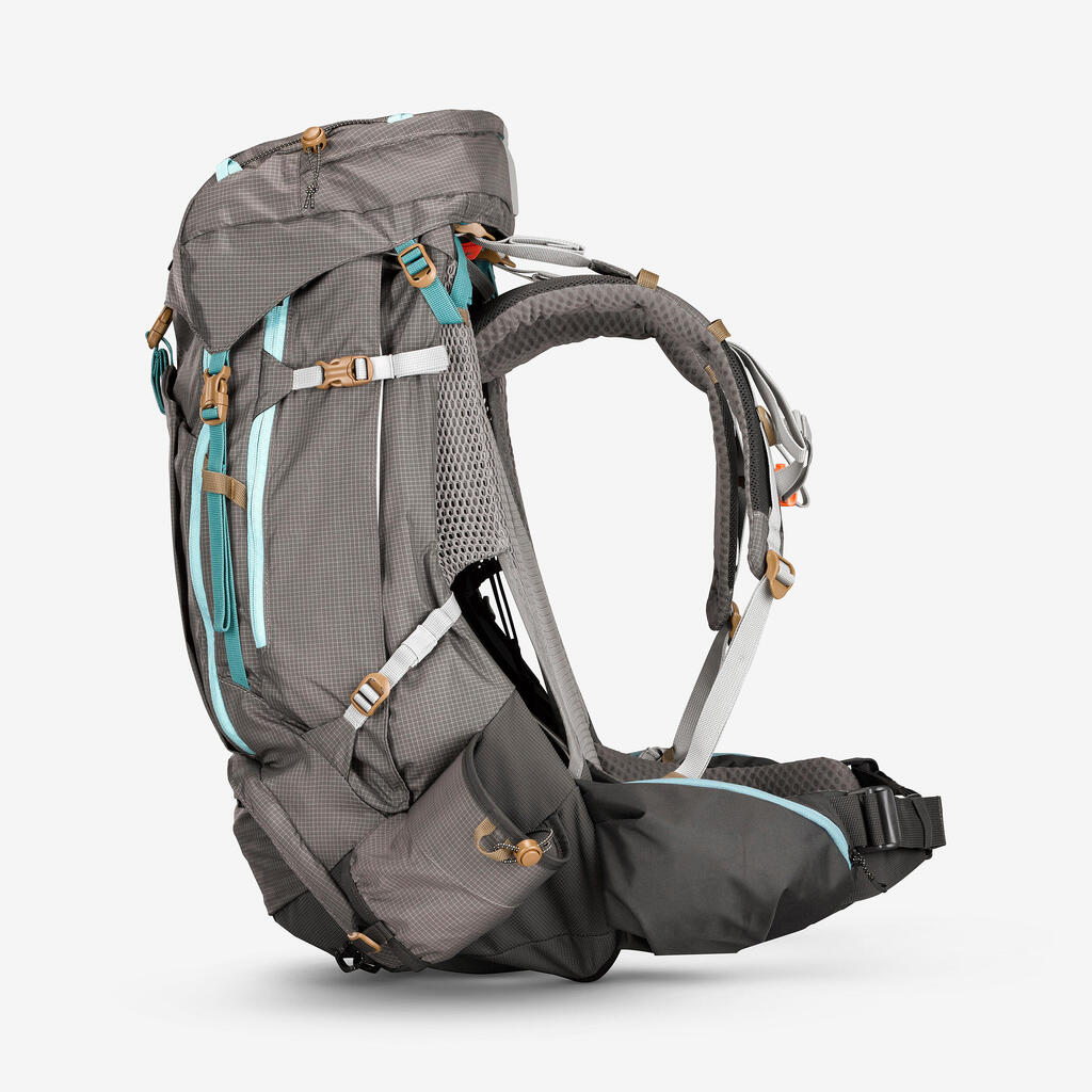 Mochila de trekking de 55+10 L para mujer MT500 Air