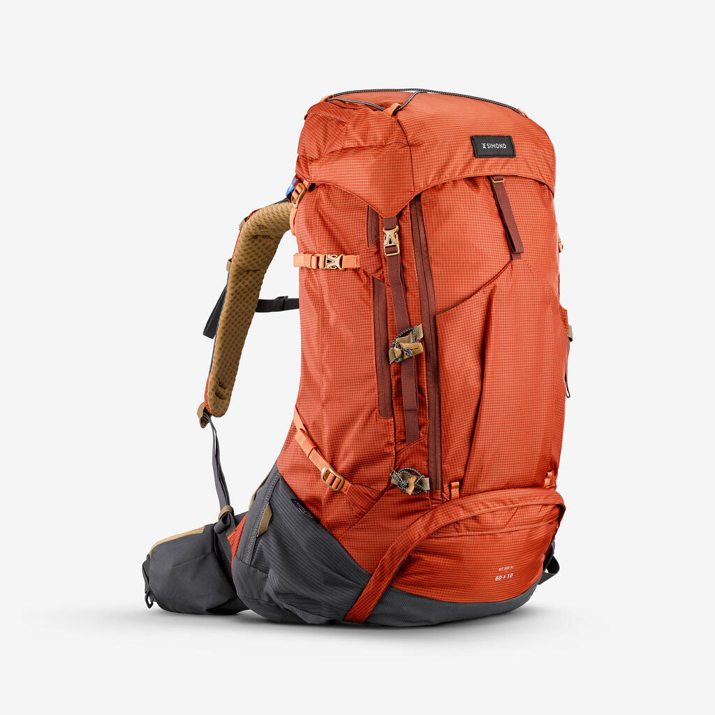 Ανδρικό σακίδιο πλάτης για πεζοπορία 60+10 L - MT500 AIR
