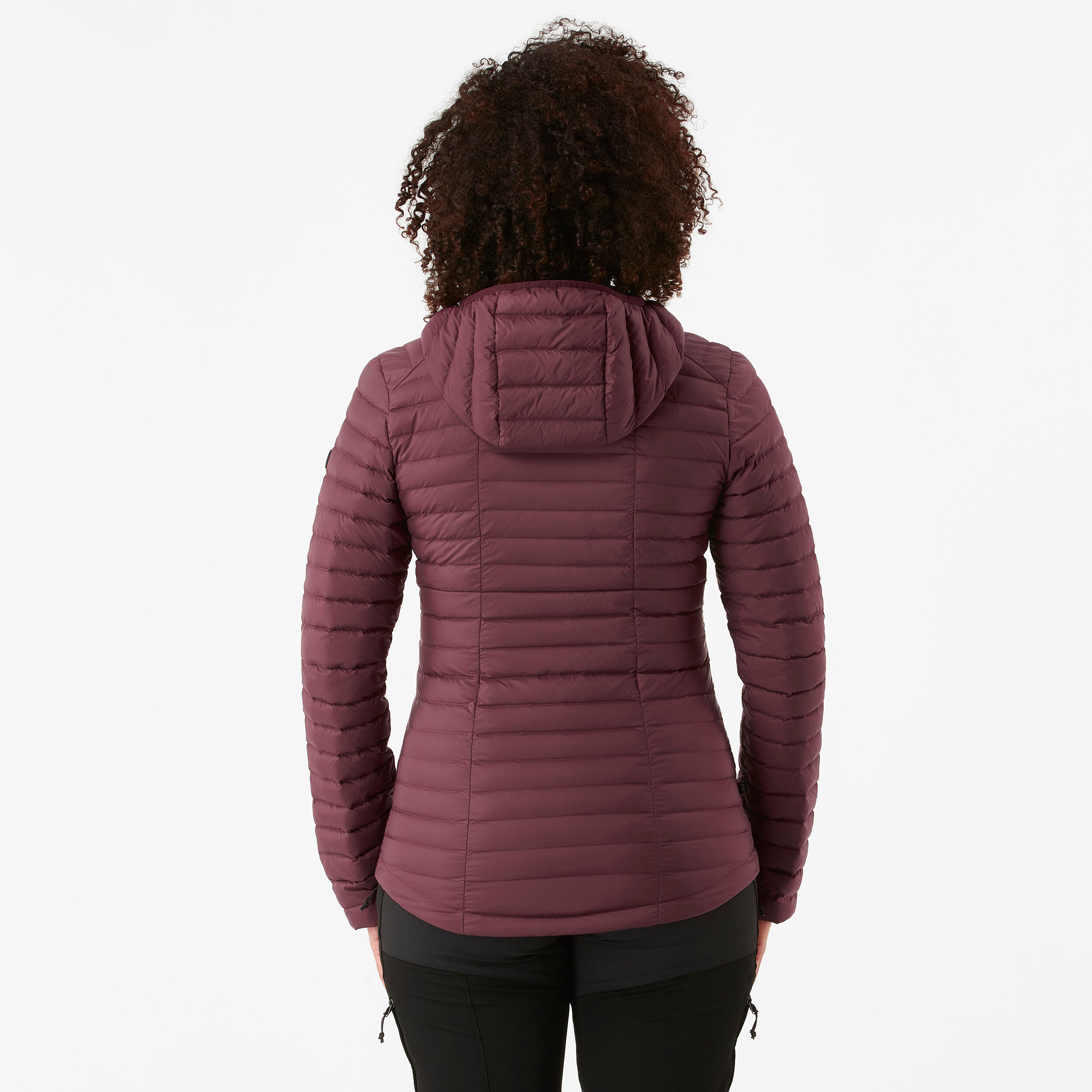 Manteau de randonnée en duvet femme – MT 100 - FORCLAZ