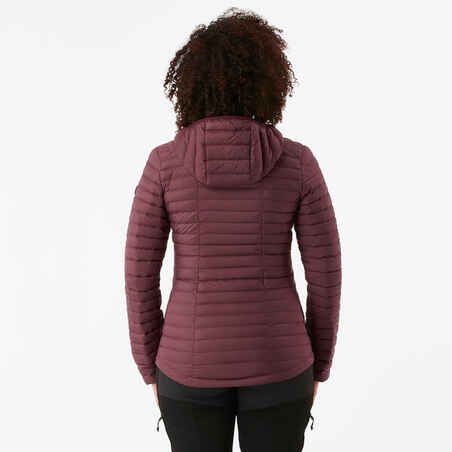 Women's Mountain Trekking Hooded Down Jacket - MT100 -5 °C