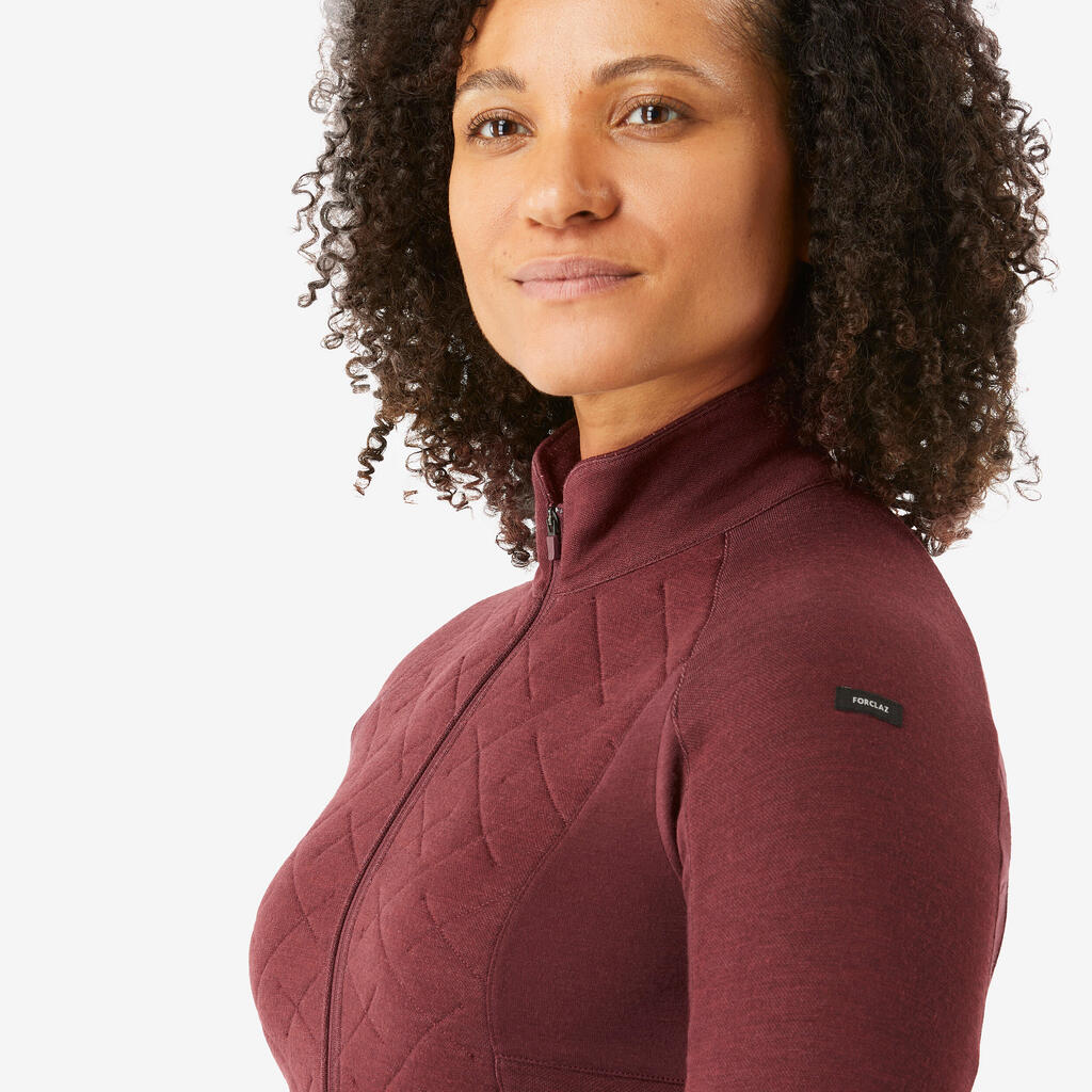 Women's Merino Wool Long-Sleeved Trekking T-Shirt - MT900