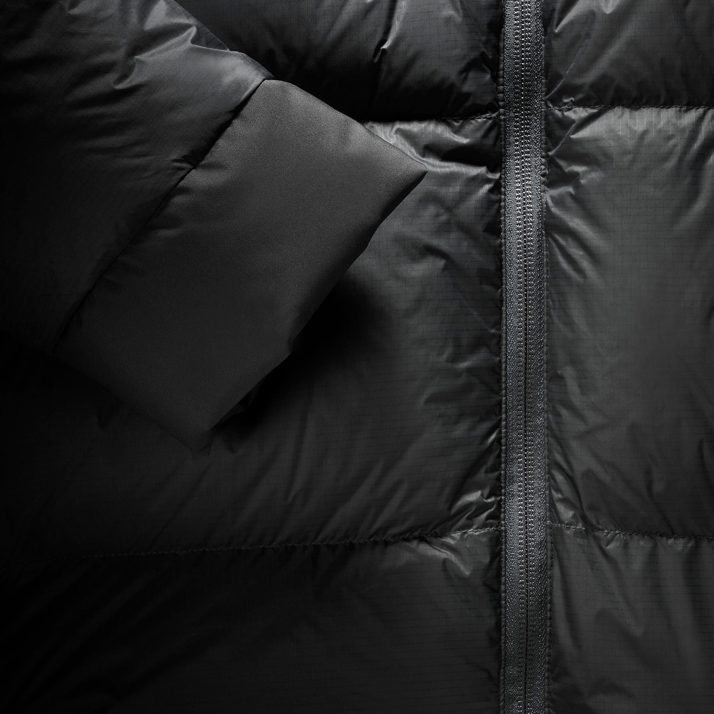 Warm down jacket with hood-MT900-Black -20° C-Women's