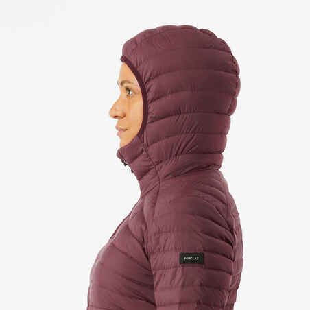 Women's Mountain Trekking Hooded Down Jacket - MT100 -5 °C