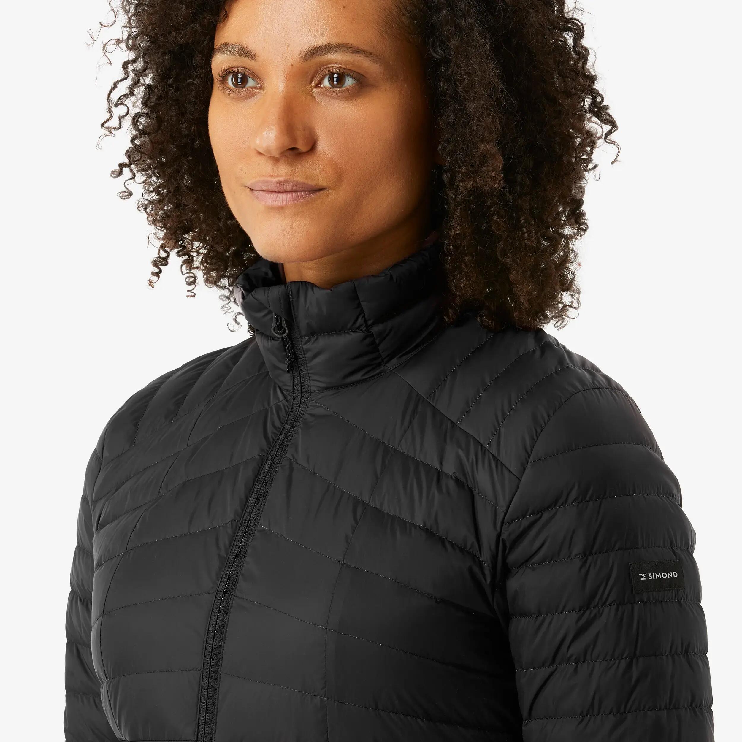 Women’s mountain trekking down jacket - MT100 -5°C -  3