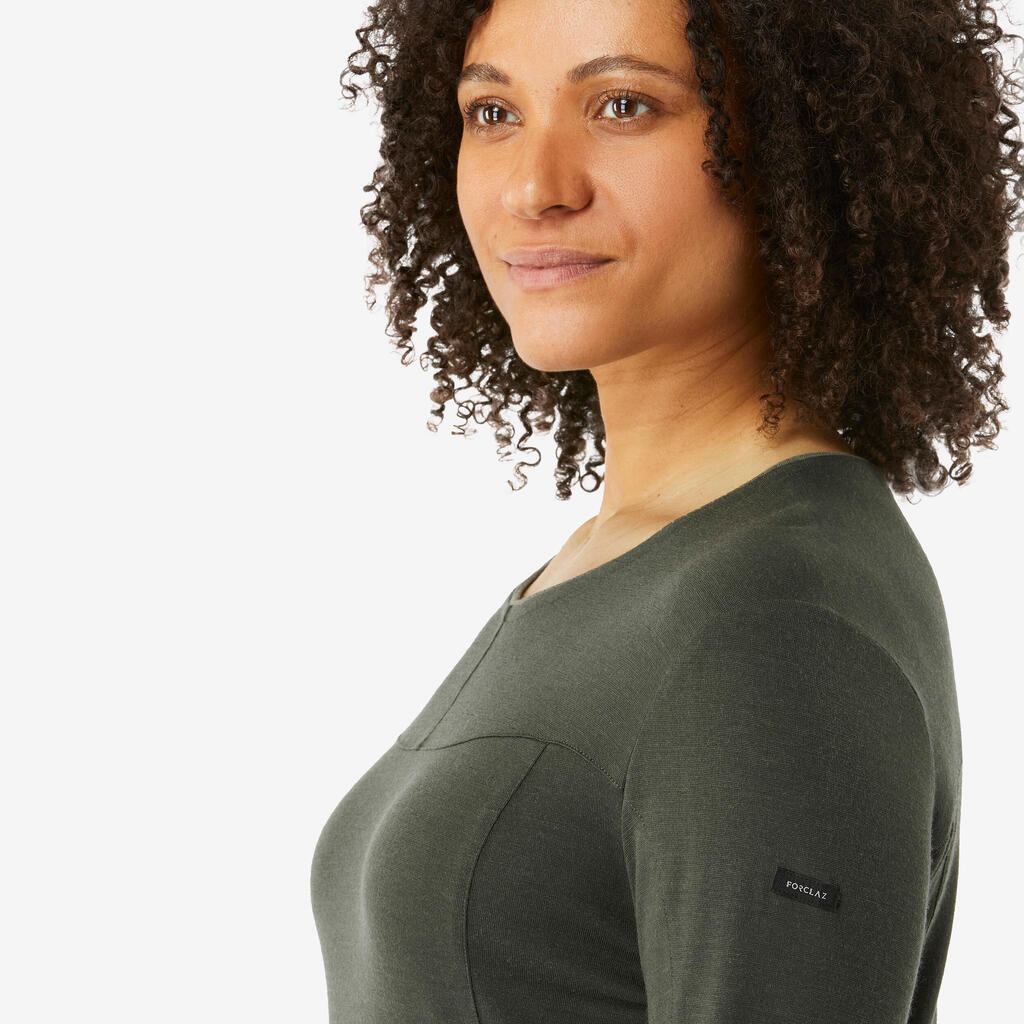 Women's Long-Sleeved Merino Wool T-Shirt - MT500