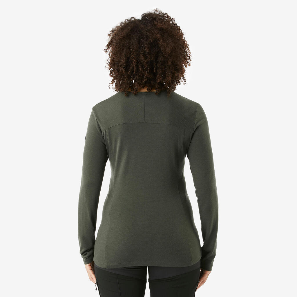 Women's Long-Sleeved Merino Wool T-Shirt - MT500