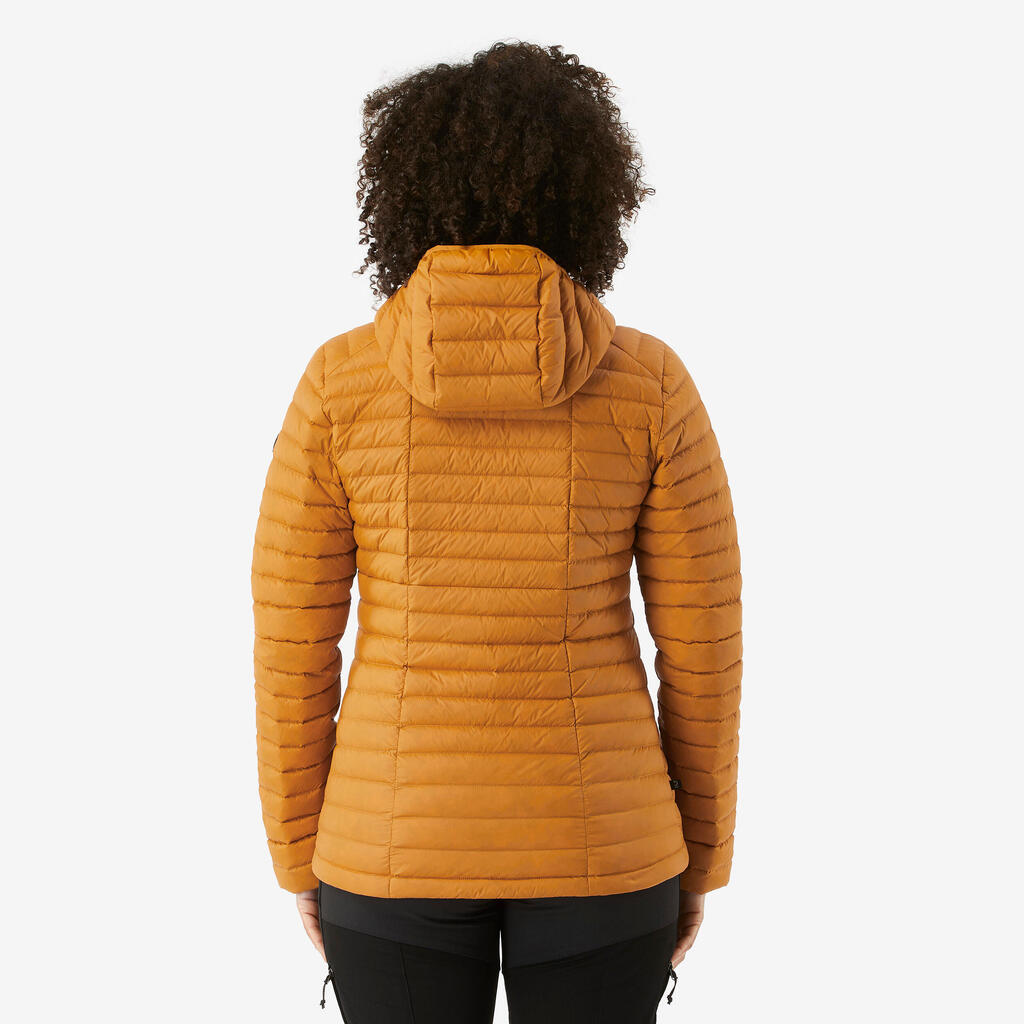 Women's Mountain Trekking Hooded Down Jacket - MT100 -5°C