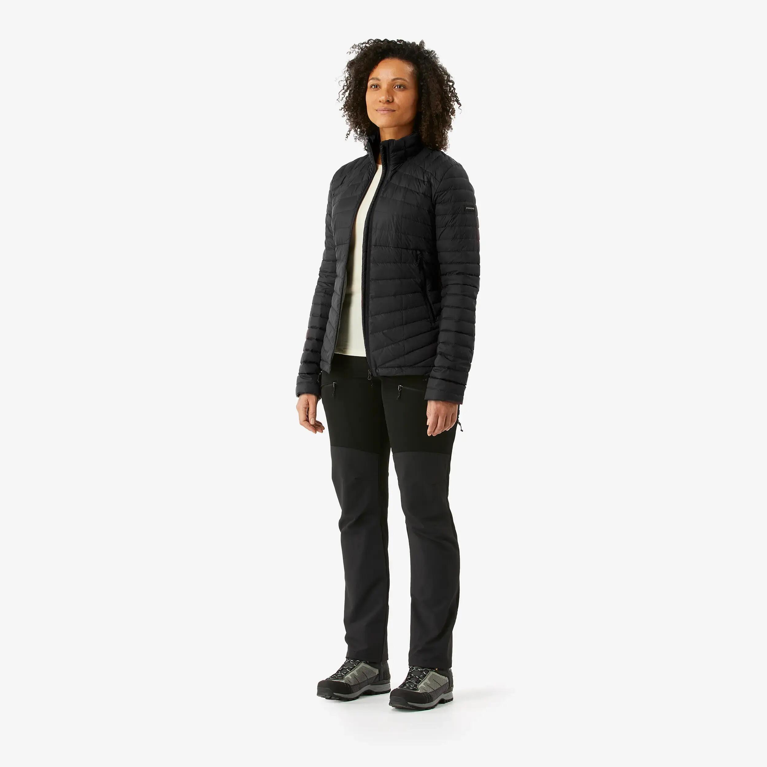 Women’s mountain trekking down jacket - MT100 -5°C -  2