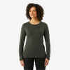 Women's Long-Sleeved Merino Wool T-Shirt - MT500