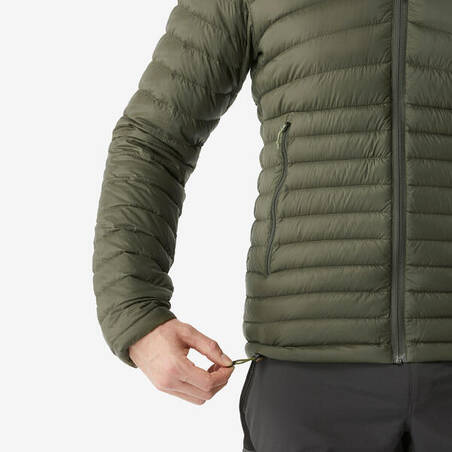 Men's Mountain Trekking Hooded Down Jacket - MT100 -5 °C