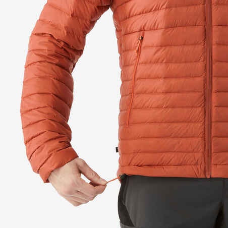 Men's Mountain Trekking Hooded Down Jacket - MT100 -5 °C