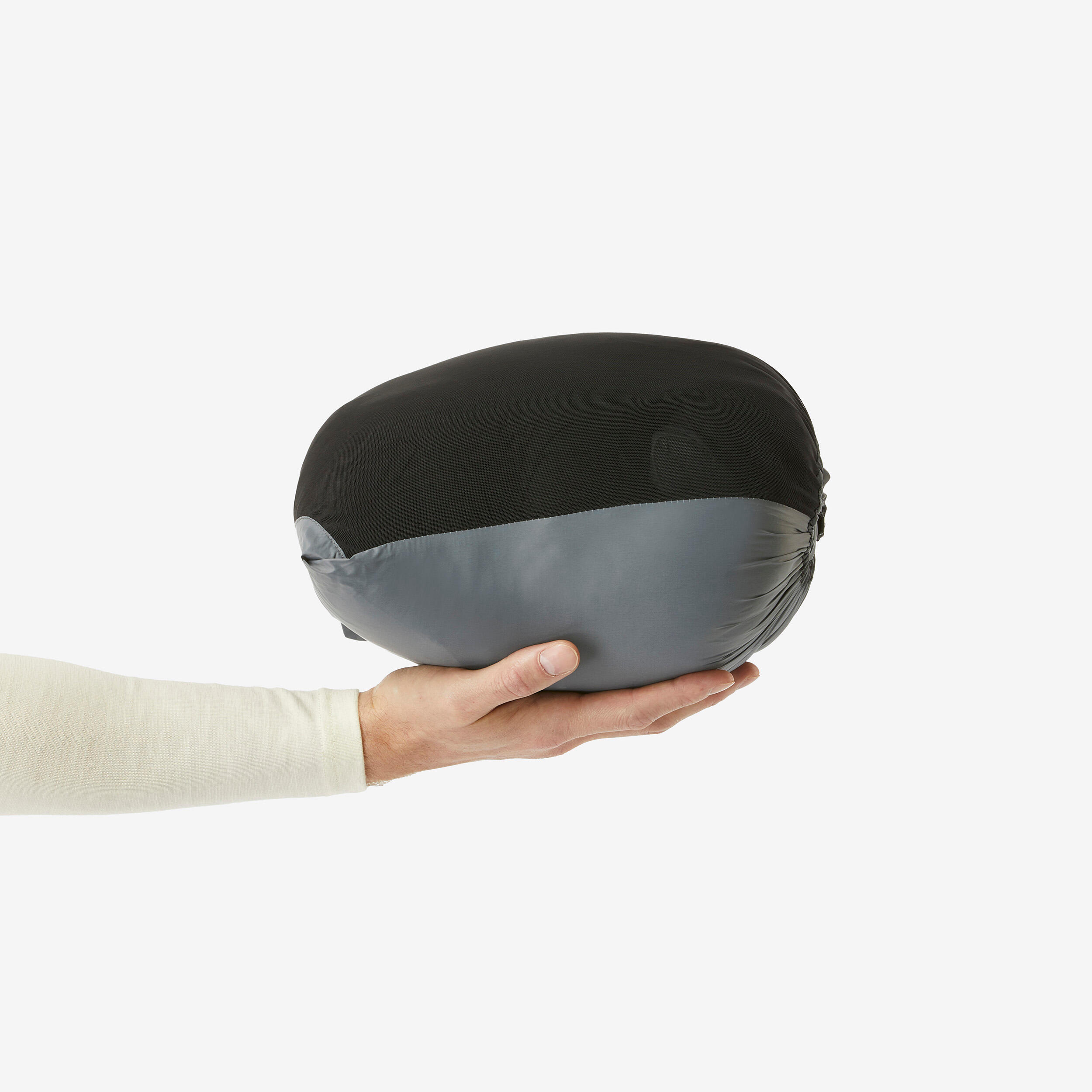 Donsjas met capuchon voor bergtrekking heren MT900 zwart -20°C 5/11