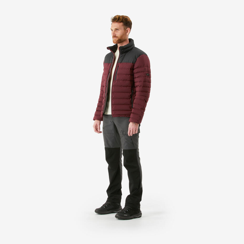 Chamarra de trekking acolchada de plumón para hombre MT500 -10 °C 