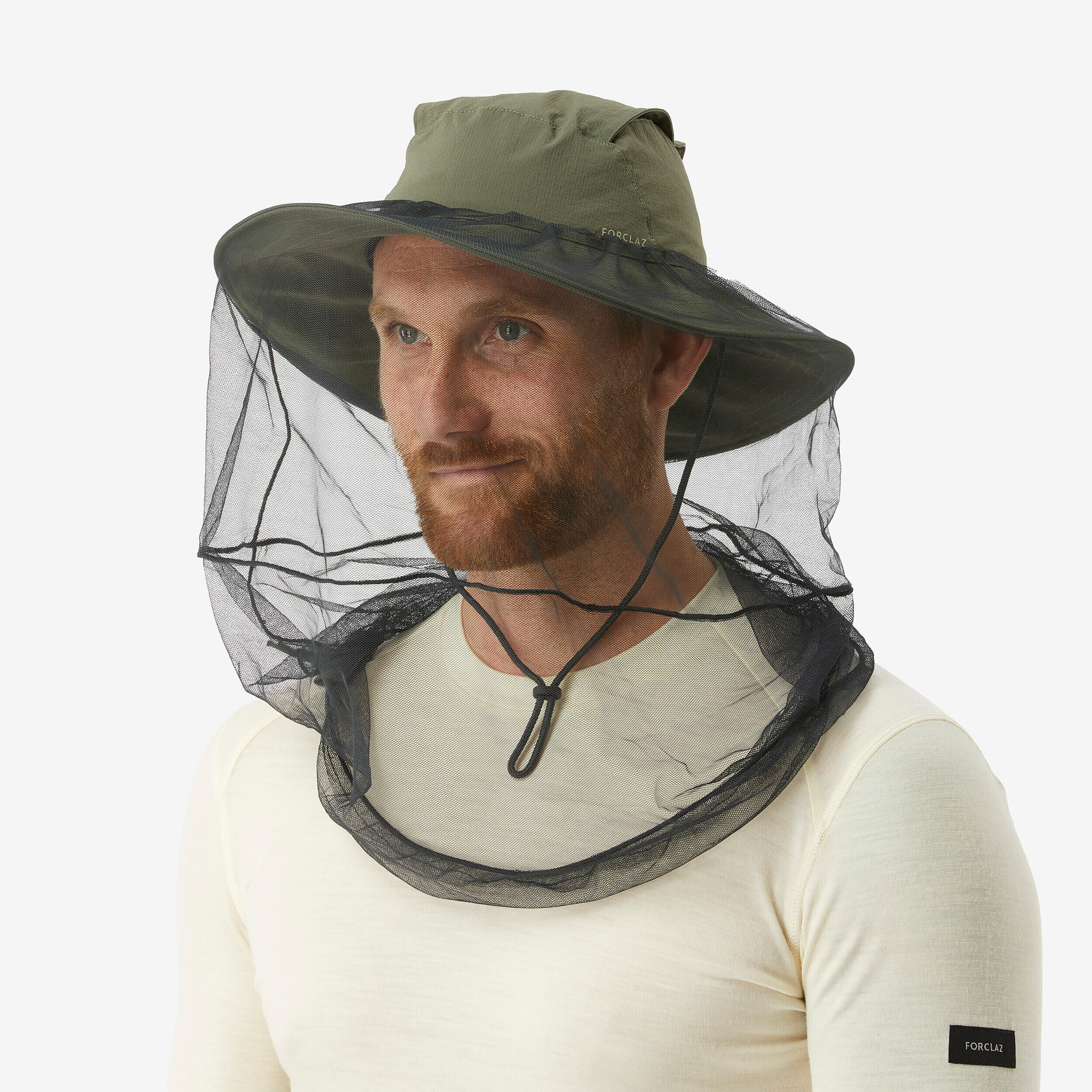 FORCLAZ Mosquito Repellent Hat -TROPIC 900 Khaki