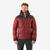 Doudoune en duvet à capuche - mt900 rouge -20°c - homme