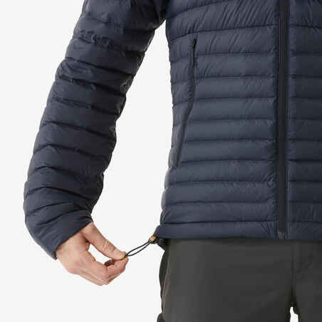 Men's Mountain Trekking Down Jacket with Hood - MT100 -5°C