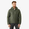 Vīriešu kalnu trekinga sintētiska polsterēta jaka ar kapuci “MT100”, -5 °C
